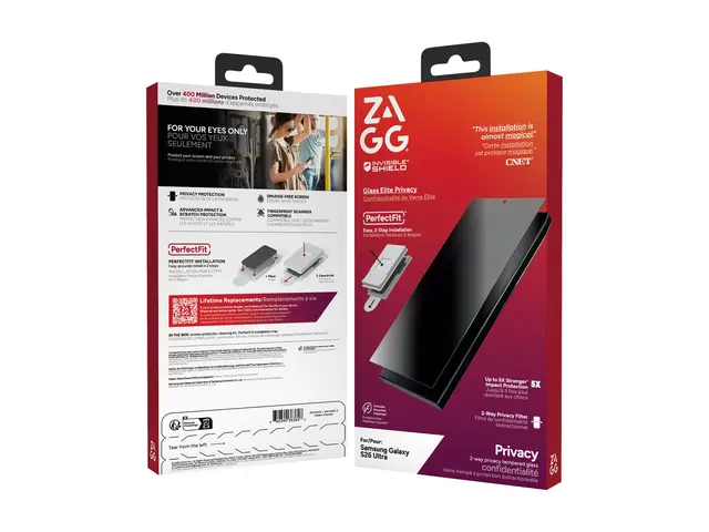 ZAGG InvisibleShield Glass Elite Privacy - Skjermbeskyttelse for m...