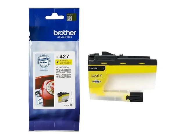 Brother LC427Y - Gul original blekkpatron for MFC-J5955DW, MFC-J69...