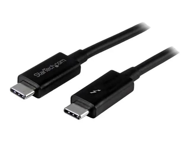 StarTech.com 2m (6.6ft) Thunderbolt 3 Cable, 20Gbps, 100W PD, 4K V...