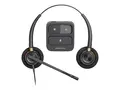 Poly EncorePro 520 - EncorePro 500 series hodesett - on-ear - kablet - Quick Disconnect - svart - Certified for Skype for Business, UC-sertifisert