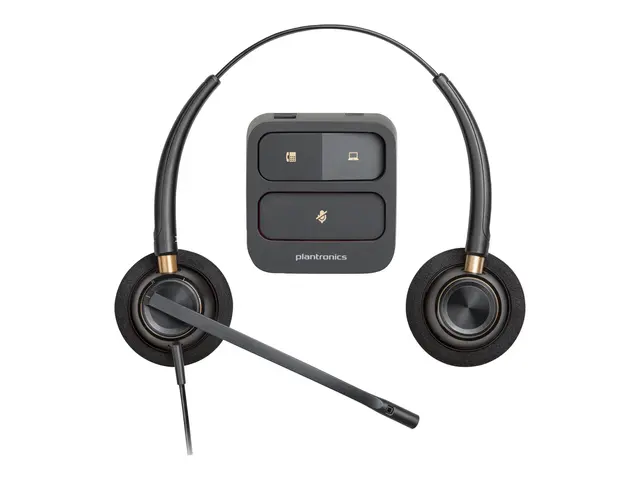 Poly EncorePro 520 - 500 series hodesett on-ear kablet Quick Disco...