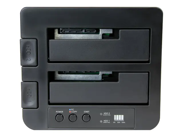 StarTech.com Standalone Hard Drive Duplicator, Dual Bay HDDSSD Clo...