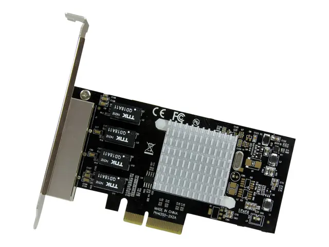 StarTech.com 4 Port PCIe Network Card - RJ45 Intel i350 Chipset Et...