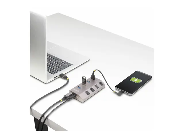 StarTech.com 4-Port Self-Powered USB-C Hub with Individual On/Off ...