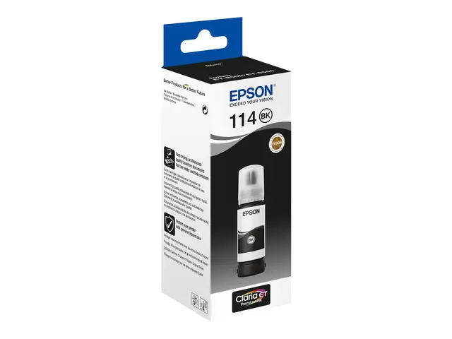 Epson 114 - 70 ml - svart - original - blekkrefill - for EcoTank E...
