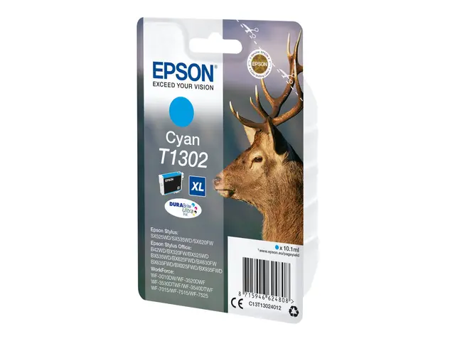 Epson T1302 - 10.1 ml cyan original hengepakke blekkpatron (altern...