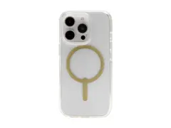 ZAGG Milan Snap - Baksidedeksel for mobiltelefon MagSafe-samsvar - gullglans - for Apple iPhone 16 Pro