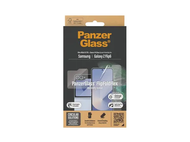 PanzerGlass - Skjermbeskyttelse for mobiltelefon klassisk passform...
