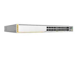 Allied Telesis AT x530-28GTXm - Switch - L3 Styrt - 24 x 10/100/1000 + 4 x 10 Gigabit Ethernet / 1 Gigabit Ethernet SFP+ - rackmonterbar