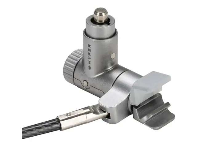 HyperShield - Sikkerhetskabellås sølv 2 m