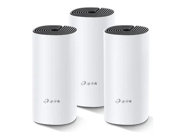 TP-Link DECO M4 - Wi-Fi-system (3 rutere) maske 1GbE Wi-Fi 5 Dobbe...
