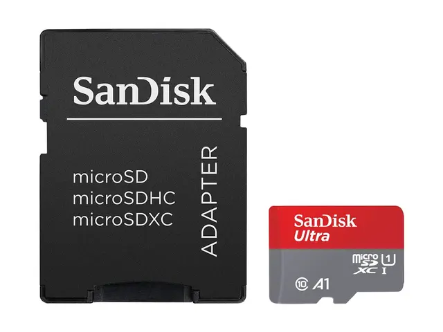 SanDisk Ultra - Flashminnekort (microSDHC til SD-adapter inkludert...