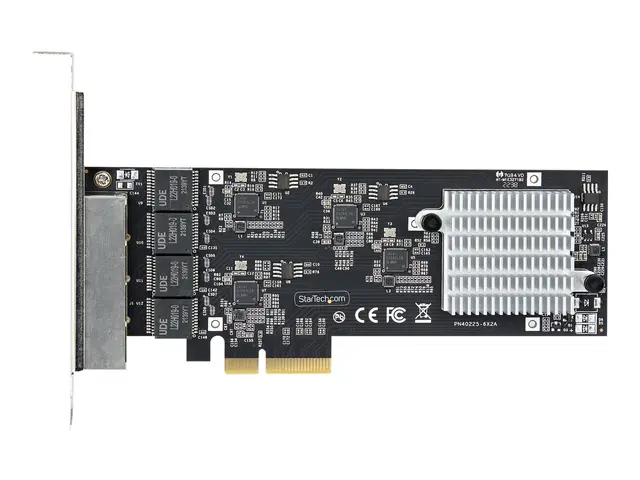 StarTech.com 4-Port 2.5Gbps NBASE-T PCIe Network Card, Intel I225-...