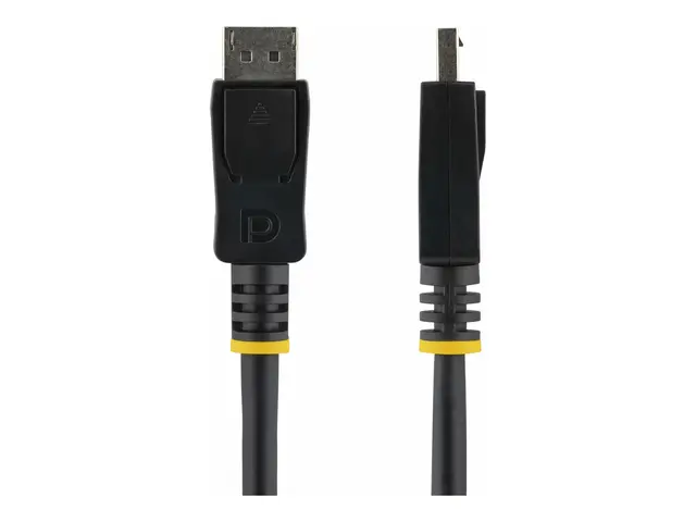 StarTech.com 0.5m Short DisplayPort 1.2 Cable with Latches 4k - Di...