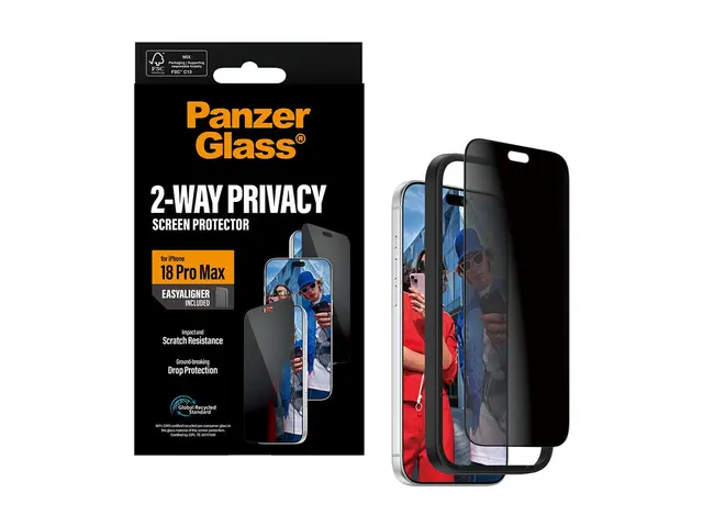 PanzerGlass - Skjermbeskyttelse for mobiltelefon - ultravid passfo...