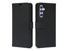 iiglo - Lommebok for mobiltelefon prima polyuretanlær - svart - for Samsung Galaxy A54