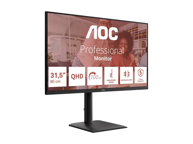 AOC Q32E4U - E4 Series LED-skjerm 32" (31.5" synlig) 2560 x 1440 Q...