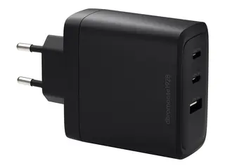 dbramante1928 re-charge - Strømadapter 100 watt - 3 utgangskontakter (2 x USB-C, USB) - svart