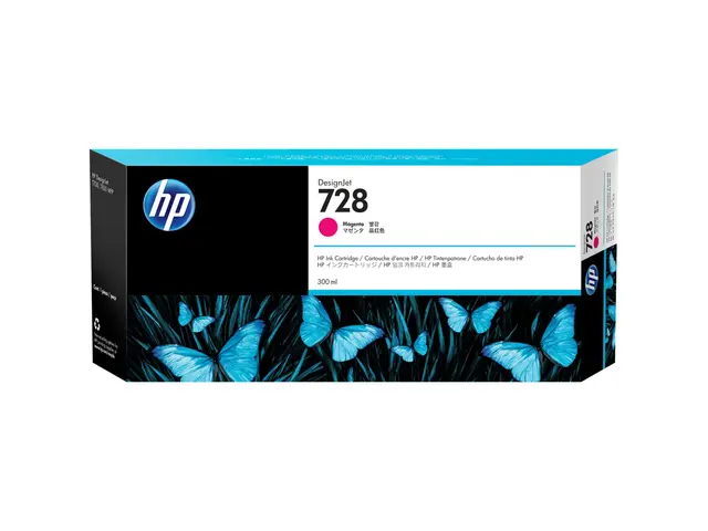 HP 728 - 300 ml - magenta - original - DesignJet - blekkpatron - f...