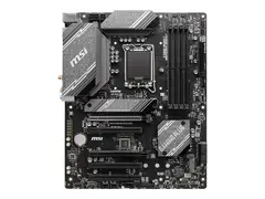 MSI B760 GAMING PLUS WIFI - Hovedkort - ATX LGA1700-sokkel - B760 Chipset - USB 3.2 Gen 1, USB 3.2 Gen 2, USB-C 3.2 Gen2 - 2.5 Gigabit LAN, Wi-Fi 6E, Bluetooth - innbygd grafikk (CPU kreves) - HD-lyd (8-kanalers)