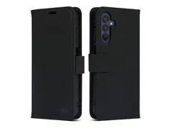 iiglo - Lommebok for mobiltelefon prima polyuretanlær - svart - for Samsung Galaxy A25