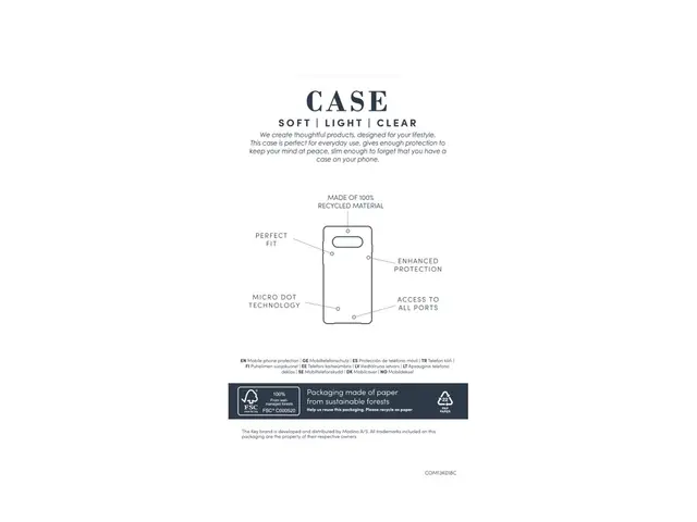 KEY Silicone - Baksidedeksel for mobiltelefon bløt termoplastpolyu...