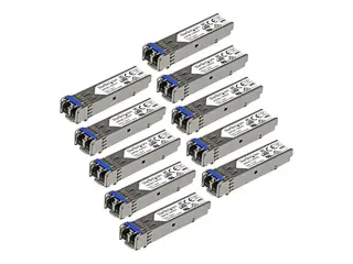 STARTECH 10 PACK GIGABIT FIBER SFP J4859C COMPATIBLE - SM/MM LC