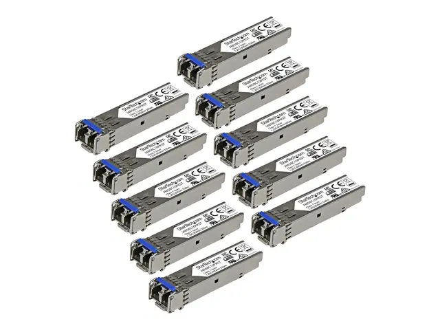 Startech 10 pack HPE J4859C Compatible SFP Module, 1000BASE-LX, 1G...