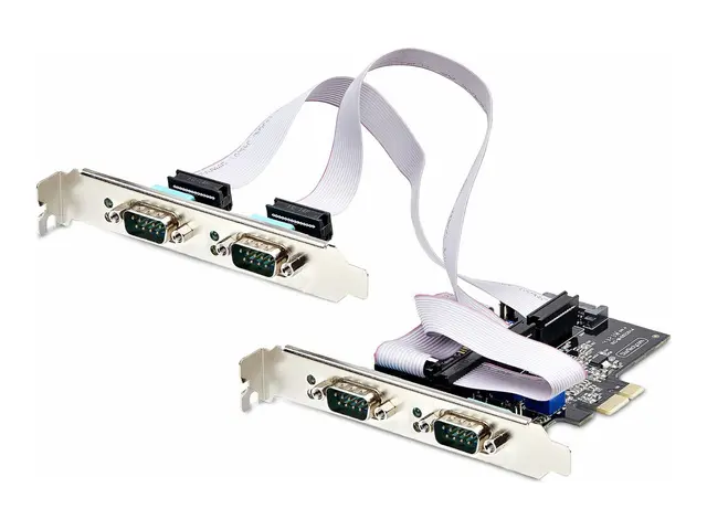 Startech 4-Port Serial PCIe Card, Quad-Port PCI Express to RS232/R...