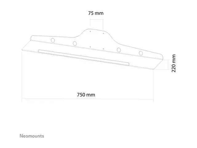 Neomounts KEYB-V100 - Monteringskomponent (hylle) for tastatur / m...