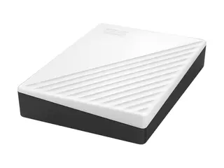 WD My Passport WDBR9S0060BWT - Harddisk - kryptert 6 TB - ekstern (bærbar) - USB 3.2 Gen 1 - 256-bit AES - hvit