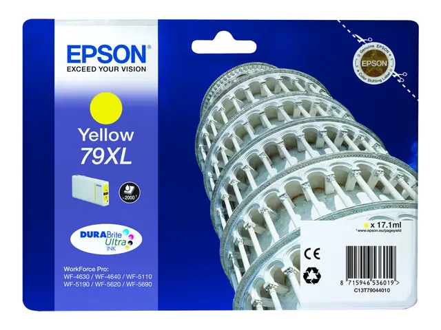 Epson 79XL - 17.1 ml - XL - gul - original - blekkpatron - for Wor...