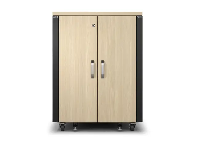 APC NetShelter - Rack (horisontal) lydisolert AC 230 V lønn 17U 19"