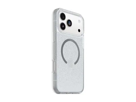 OtterBox React Series - Baksidedeksel for mobiltelefon plastikk - stjernest&#248;v (klart glitter) - for Apple iPhone 17 Pro Max