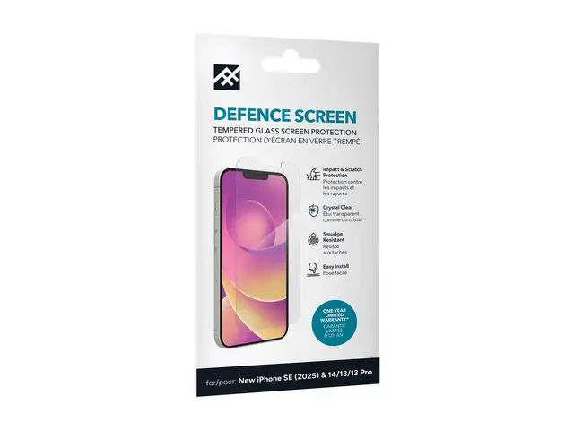 iFrogz Defence - Skjermbeskyttelse for mobiltelefon glass Apple iP...