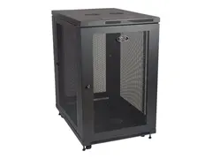 Eaton Tripp Lite Series 18U Rack Enclosure Server Cabinet 33&quot; Deep w/ Doors &amp; Sides Rack skap - svart - 18U - 19&quot;