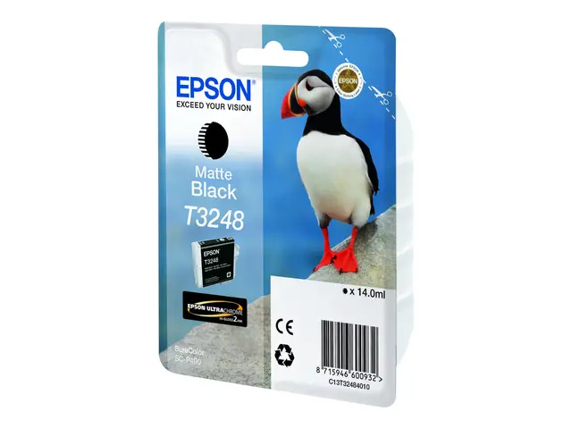 Epson T3248 - 14 ml - matt svart - original - blekkpatron - for Su...