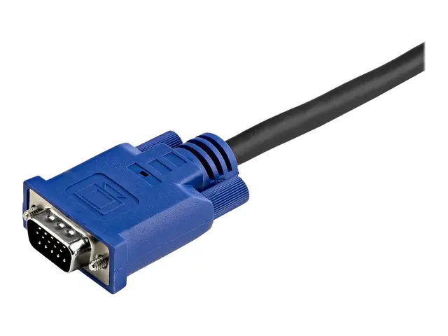 StarTech.com 10 ft Ultra Thin USB VGA 2-in-1 KVM Cable - Switch (S...