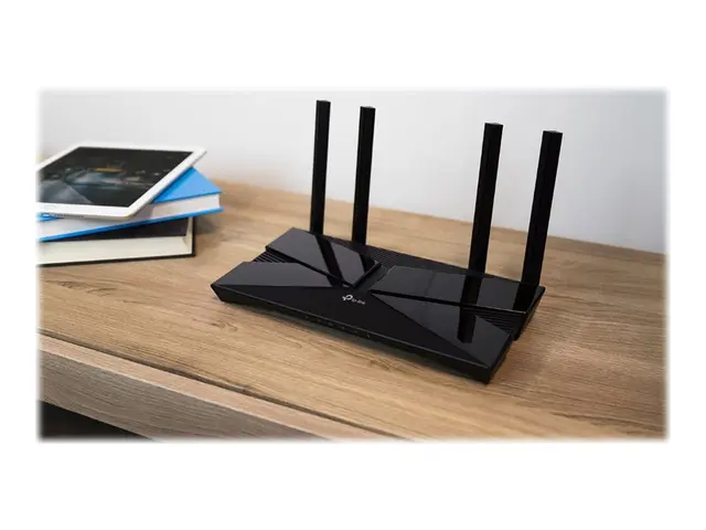 TP-Link Archer AX1500 - Trådløs ruter 4-portssvitsj 1GbE Wi-Fi 6 D...