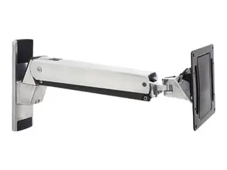 Ergotron Interactive Arm VHD - Monteringssett (leddarm, VESA-adapter, veggmonteringsbrakett) Konstant kraftteknologi - for LCD-skjerm - aluminium - sort trim, polert aluminium - skjermstørrelse: 40"-63"