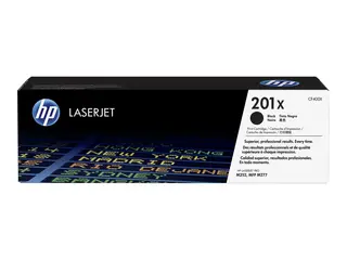 HP 201X - Høy ytelse - svart - original - LaserJet tonerpatron (CF400X) - for Color LaserJet Pro M252dn, M252dw, M252n, MFP M277c6, MFP M277dw, MFP M277n