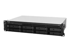 Synology RackStation RS1221+ - NAS-server 8 br&#248;nner - kan monteres i rack - SATA 6Gb/s - RAID 0, 1, 5, 6, 10, JBOD - RAM 4 GB - Gigabit Ethernet - iSCSI st&#248;tte - 2U