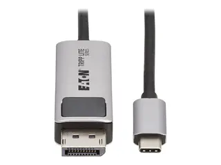 Eaton Tripp Lite Series USB-C to DisplayPort Active Adapter Cable M/M 8K 60Hz 4K 144Hz HDR 4:4:4 HDCP 2.3 Black 3ft videoadapterkabel - 24 pin USB-C til DisplayPort - 91 cm