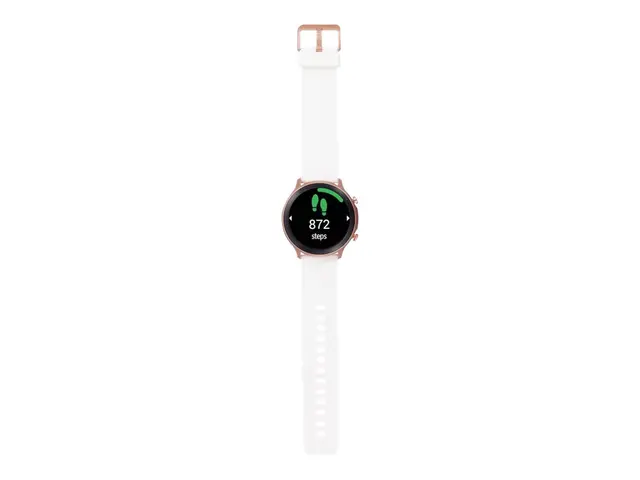 Doro Watch - Rosa smartklokke med stropp TPU-silikon hvit display ...