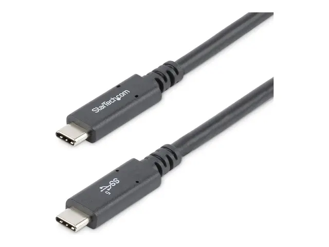 StarTech.com USB C to Cable - 6 ft / 1.8m 5A PD USB-IF Certified M...