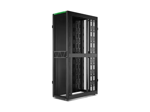 APC NetShelter SX Gen 2 - Rack skap - 2258 H x 600W x 1200D mm, med sider står på gulv - svart - 48U - 19" - TAA-samsvar - for P/N: SMT1000RM1U, SMT750RM1U, SRTL10KRM4UT, SRTL5KRM2UI-HW, SRTL5KRM2UT-HW, SRTL8KRM4UT