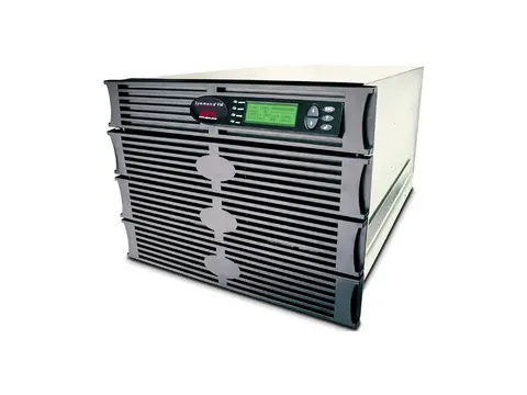 APC Symmetra RM 6 kVA scalable to 6kVA N+1 Strømarray (kan monteres i rack) - AC 230 V - 6000 VA - Ethernet - utgangskontakter: 10 - svart - for P/N: NBPD0160A, NBWL0355A, NBWL0356A, SMC1500I-2UC, SMX3000HV-BR, SRT1000RMXLI