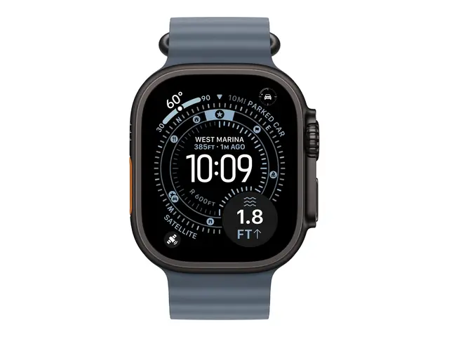 Apple - Bånd for smart armbåndsur 49 mm, svart titanfinish 130 200...