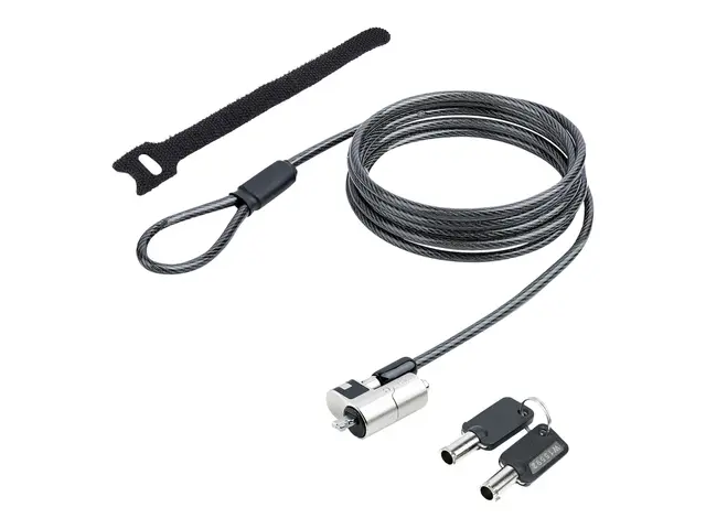 StarTech.com Nano Laptop Cable Lock, 6ft (2m), Anti-Theft Keyed Se...