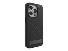 ZAGG Denali Snap - Baksidedeksel for mobiltelefon robust - MagSafe-samsvar - svart - for Apple iPhone 15 Pro